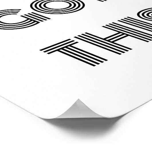 黒パーソナライズされたい得こやる気を起こさせるれ ポスター (角)