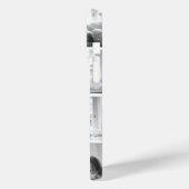 黒パーソナライズされたと白のコラージュ | Case-Mate iPhoneケース (裏面 / 左)