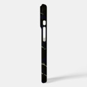 黒パーソナライズされたと白のブランチiPhoneケース Case-Mate iPhoneケース (裏面 / 左)