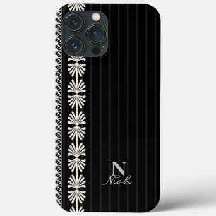 黒パーソナライズされたと白のCase-Mate iPhoneケース iPhone 13 Pro Maxケース