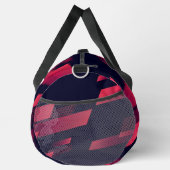 黒パーソナライズされたと赤 ダッフルバッグ (右)