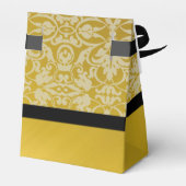 黒パーソナライズされたと金ゴールドのテントの優先ボックス フェイバーボックス (裏面サイド)