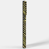 黒パーソナライズされたと金ゴールドの山形の名前 Case-Mate iPhoneケース (裏面 / 右)