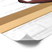 黒パーソナライズされたと銀のグレーサッカージャージー ポスター (角)