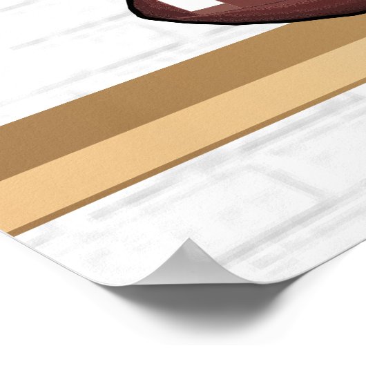 黒パーソナライズされたと銀のグレーサッカージャージー ポスター (角)