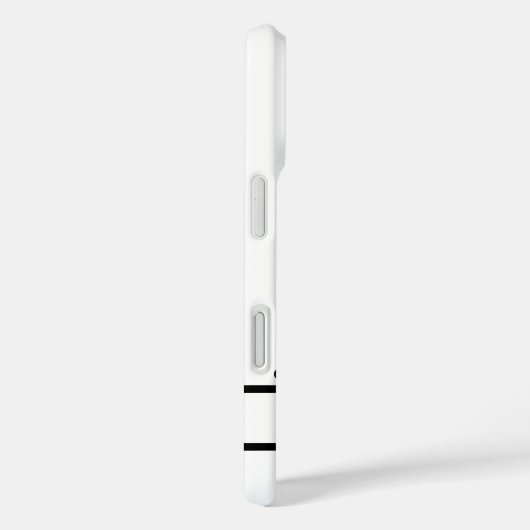 黒パーソナライズされたチェス駒 Case-Mate iPhoneケース (裏面 / 右)