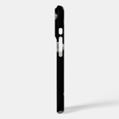 黒パーソナライズされた上のダイヤモンド円 Case-Mate iPhoneケース (裏面 / 左)