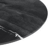 黒パーソナライズされた大理石シャルキュテリーボード カッティングボード (角)