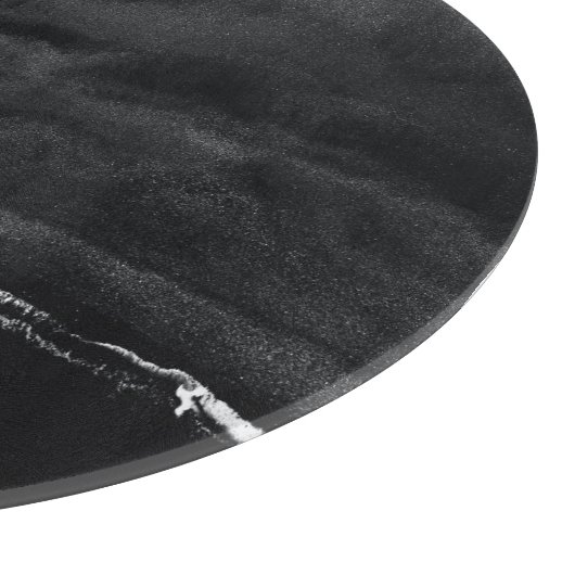 黒パーソナライズされた大理石シャルキュテリーボード カッティングボード (角)