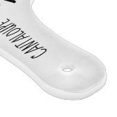 黒パーソナライズされた文字 カッティングボード (角)