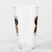 黒パーソナライズされた母と娘(18) タンブラーグラス (左)