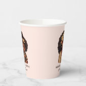 黒パーソナライズされた母と娘(19) 紙コップ (左)