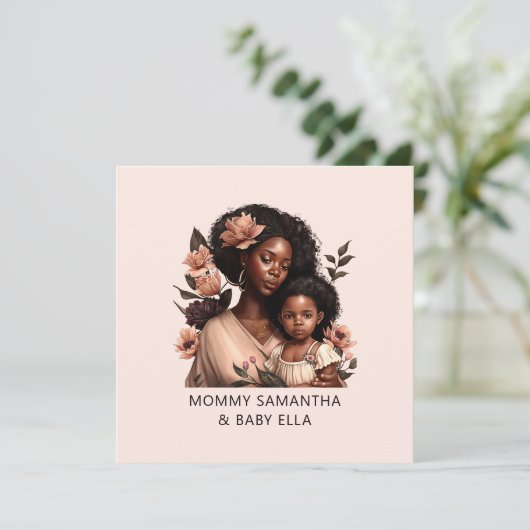 黒パーソナライズされた母と娘(21) (スタンド正面)