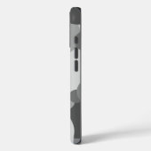 黒パーソナライズされた灰分子iPhoneケース Case-Mate iPhoneケース (裏面 / 左)