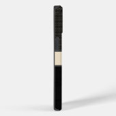 黒パーソナライズされた点の電話ケース Case-Mate iPhoneケース (裏面 / 右)