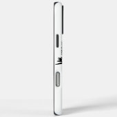 黒パーソナライズされた猫 Case-Mate iPhoneケース (裏面 / 右)