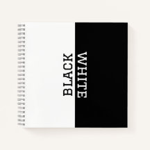 黒パーソナライズされた白エレガント