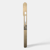 黒パーソナライズされた白マイアミiPhoneケース Case-Mate iPhoneケース (裏面 / 左)