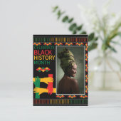 黒パーソナライズされた自由アフリカ系アメリカプライド シーズンカード (スタンド正面)