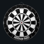 黒パーソナライズされた色と白の2色ダーツボード ダーツボード<br><div class="desc">黒パーソナライズされた色と白の2色ダーツボード。</div>