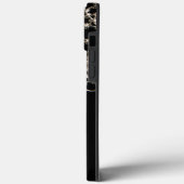 黒パーソナライズされた鎖 Case-Mate iPhoneケース (裏面 / 左)