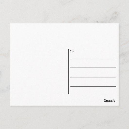 黒パーソナライズされた魚最高のレシピ ポストカード (裏面)