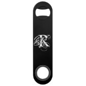 黒パーソナライズされた  スピード栓抜き (裏面)