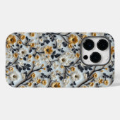 黒パーソナライズされた、白、金ゴールド刺繍 Case-Mate iPhoneケース (裏面 (横))