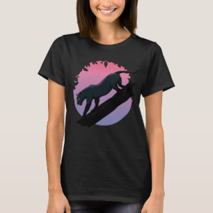 黒ヒョウのジャングル·ウィメンズ Tシャツ