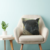 黒ヒョウ化粧枕 クッション (椅子)