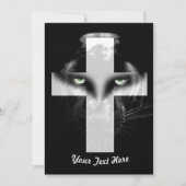 黒ヒョウ十字 招待状 (正面)