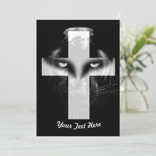 黒ヒョウ十字 招待状 (スタンド正面)