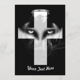 黒ヒョウ十字 招待状