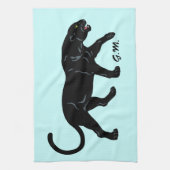 黒ヒョウ キッチンタオル (縦)