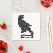 黒ヒョウ スタンダードカクテルナプキン (インサイチュ)