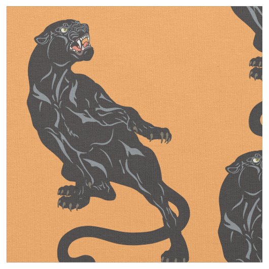 黒ヒョウ ファブリック (クローズアップ)