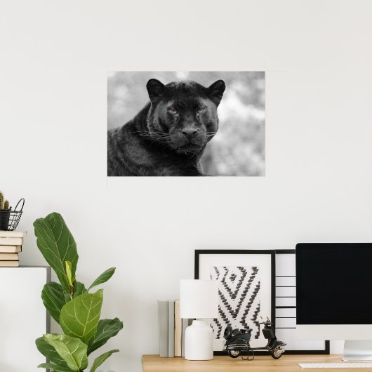 黒ヒョウ ポスター (ホームオフィス)