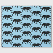 黒ヒョウ ラッピングペーパー (フラット)