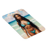 黒ビキニ女性ロックス マグネット (右側)