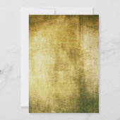 黒ビクトリアン色・赤ゴシック結婚式招待状 招待状 (裏面)