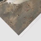 黒ビクトリアン赤の服を着た馬のデコページ 薄葉紙 (詳細)