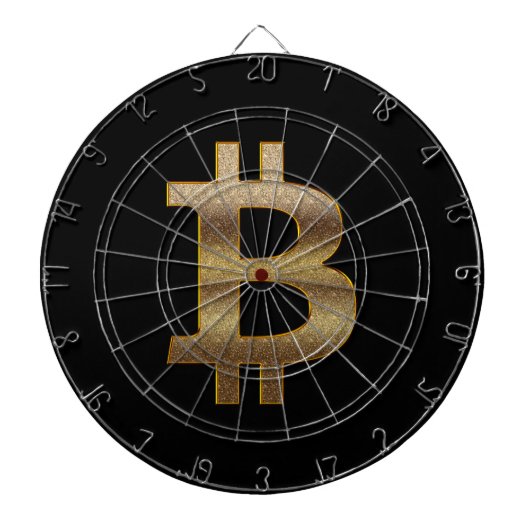 黒ビットコイン・ダートボード ダーツボード (正面)
