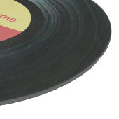 黒ビニールミュージックガラス切断板 カッティングボード (角)