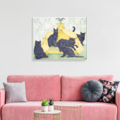 黒ビロード キャンバスプリント (インサイチュ (リビング))