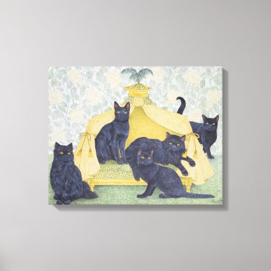 黒ビロード キャンバスプリント (正面)