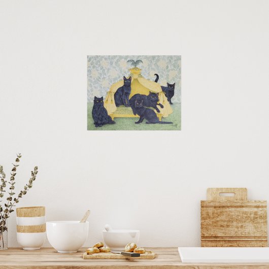 黒ビロード ポスター (キッチン)