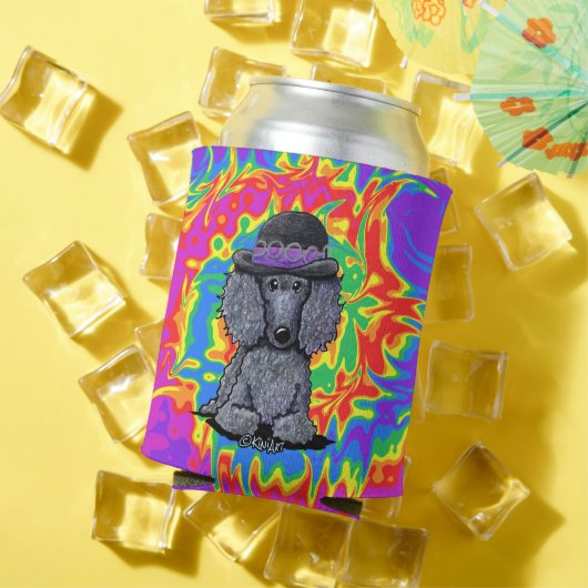 黒ファンキープードル 缶クーラー (インサイチュ 夏)