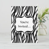 黒ファンキー/白ゼブラモノグラム 招待状 (スタンド正面)