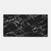 黒フェイク大理石デザイン デスクマット (正面)