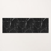 黒フェイク大理石銀脈 ヨガマット (裏面(横))